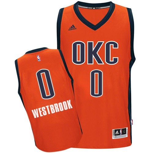 Баскетбольная форма Рассел Уэстбрук мужская оранжевая XL