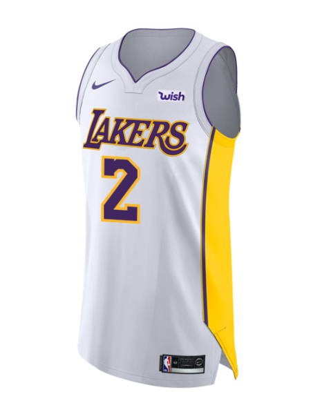 Баскетбольные шорты Лос-Анджелес Лейкерс мужские белые 2017/2018 XL