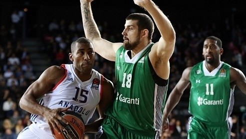 Баскетбольная форма Дарюшшафака Стамбул мужская зеленая 3XL