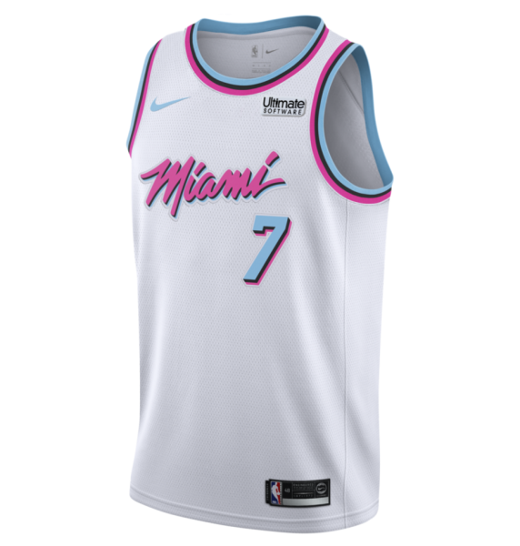 Баскетбольные шорты Майами Хит мужские белые винтаж 2017/2018 3XL