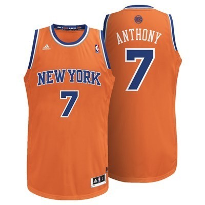 Баскетбольная форма Нью Йорк Никс мужская оранжевая 2017/2018 S